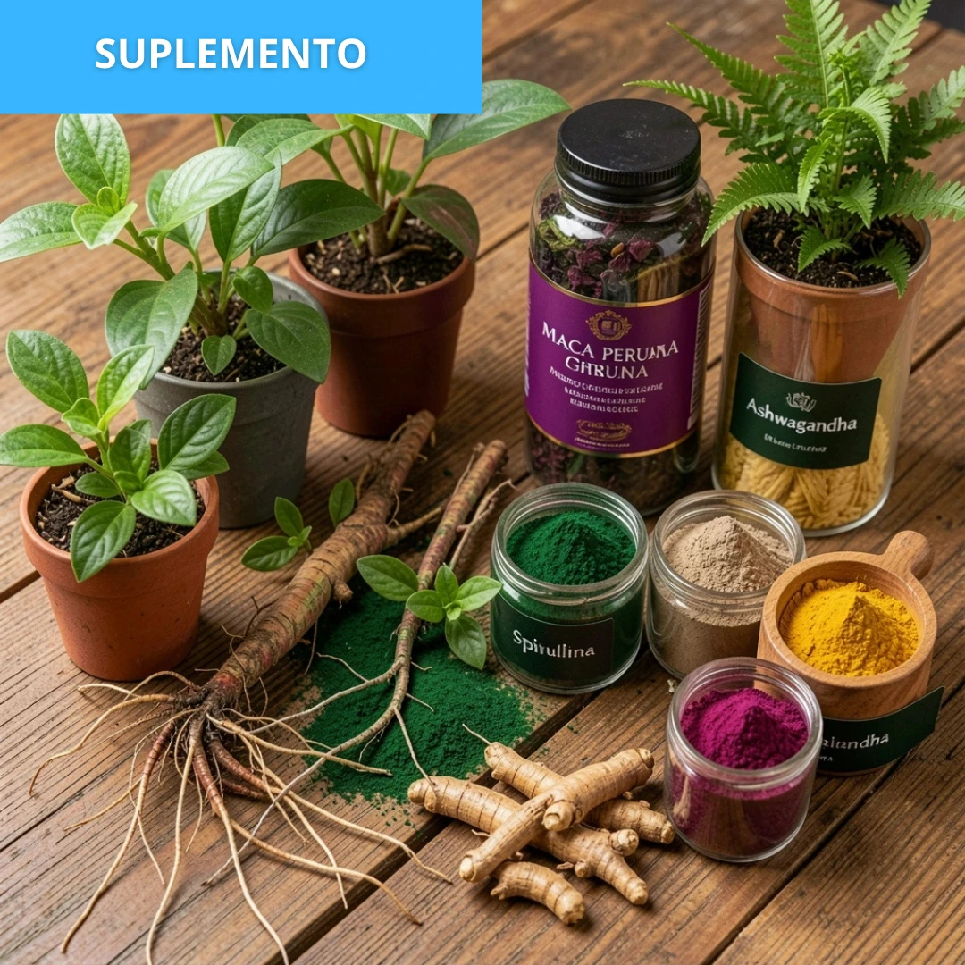 Suplementos naturais para ganho de massa e energia.