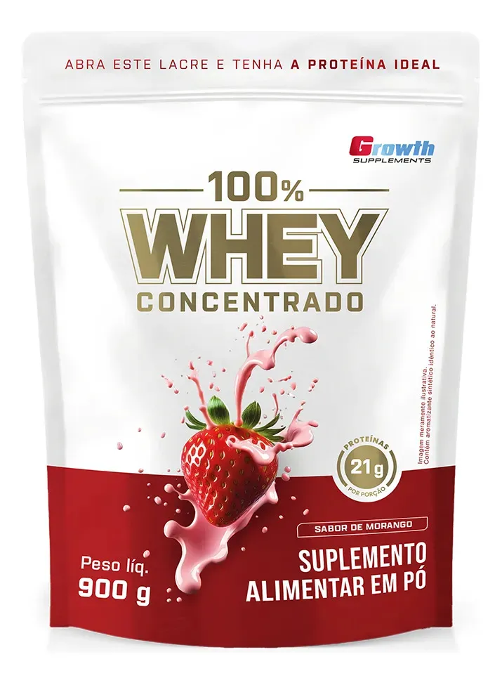 Whey Protein Concentrado Growth Supplements