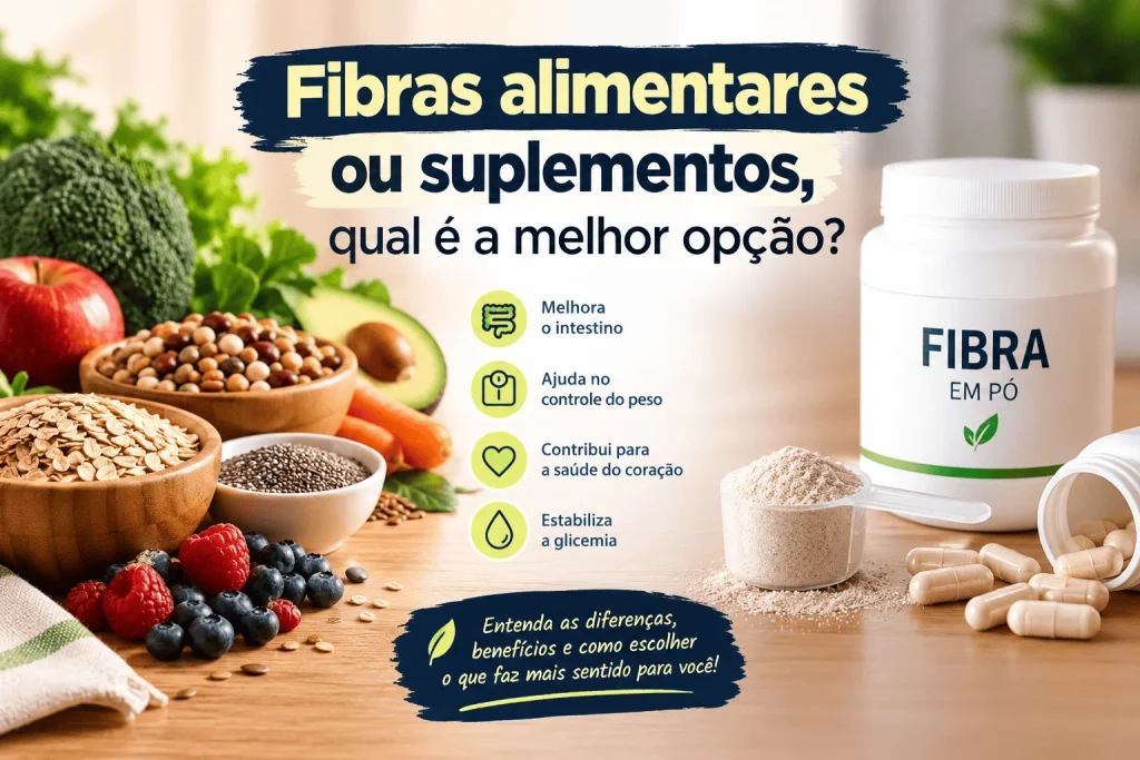 Fibras alimentares ou suplementos de fibra?